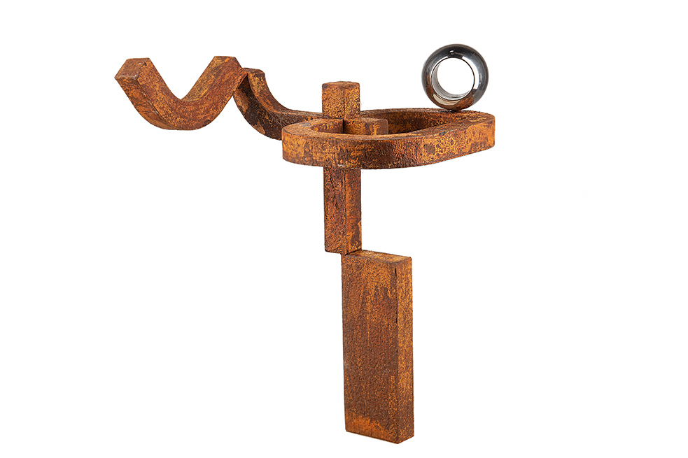 Escultura El mundo en equilibrio