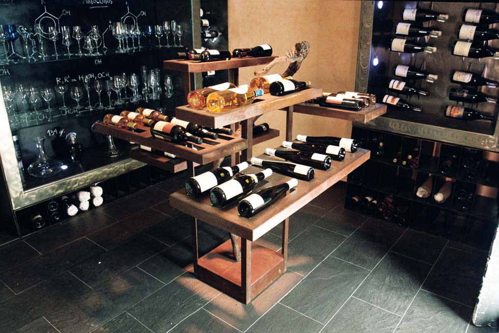 HUGO CHALÉ - Artista y escultor conceptual - Proyecto Bodega Técnica: acero inoxidable satinado y vibrado