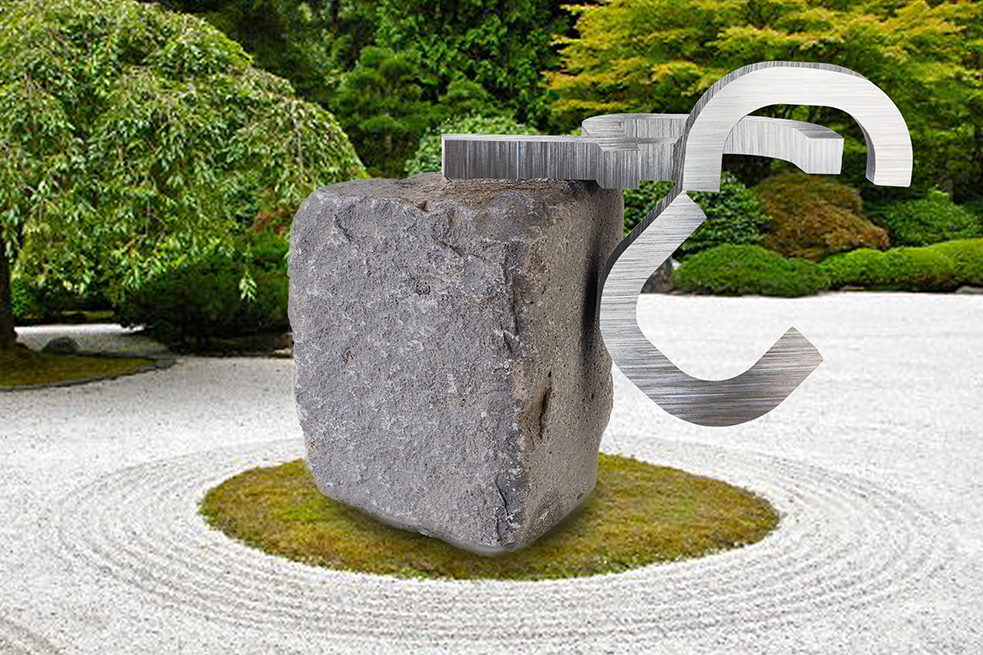 HUGO CHALÉ - Escultura Caricias al viento - Técnica: hierro  forjado con acabado satinado y barnizado