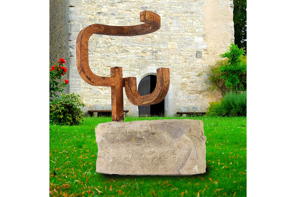 HUGO CHALÉ - Escultura Abrazo vacío